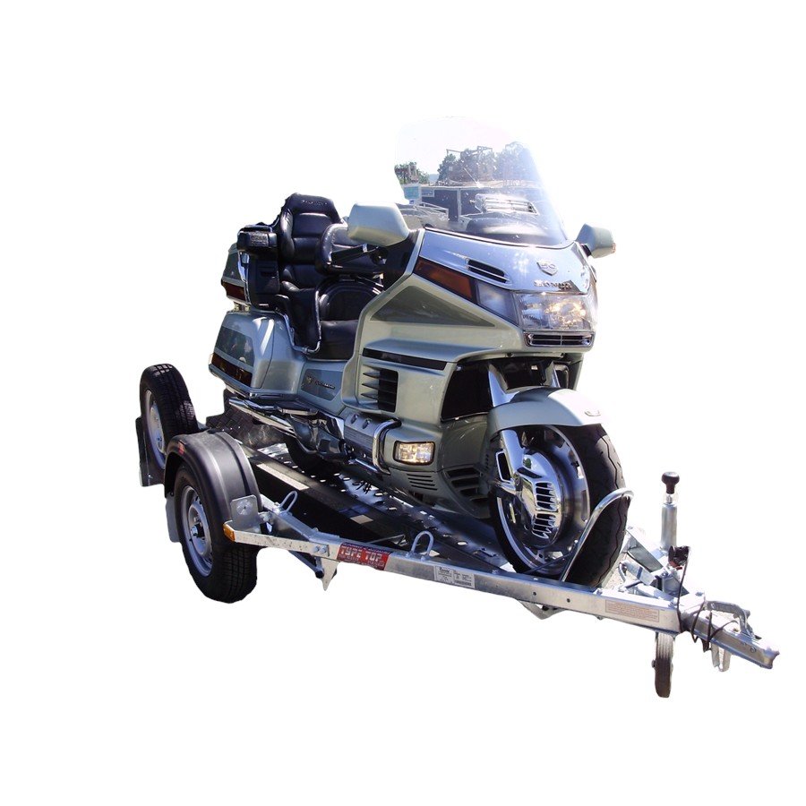 Remorque moto simple rail basculante avec 260 kg de charge - ASC REMO